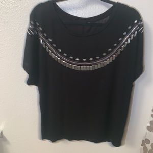 LAST CHANCE ort Sleeve Sequin Express Top